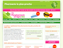 Tablet Screenshot of pharmacie-la-plus-proche.com
